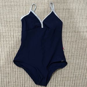 Yumiko custom leotard navy XS